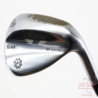 Titleist Vokey SM6 Tour Chrome Wedge Lob LW 58° 8 Deg Bounce M Grind SM6 BV Steel Wedge Flex Right Handed 35.0in