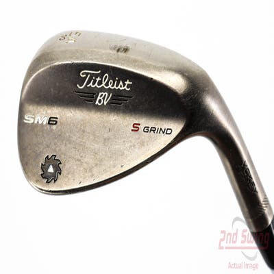 Titleist Vokey SM6 Steel Grey Wedge Sand SW 54° 10 Deg Bounce S Grind SM6 BV Steel Wedge Flex Right Handed 35.5in