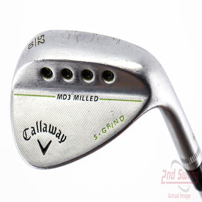 Callaway MD3 Milled Chrome S-Grind Wedge Gap GW 52° 10 Deg Bounce S Grind True Temper Dynamic Gold S300 Steel Stiff Right Handed 35.5in