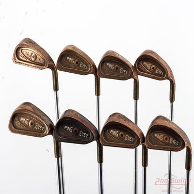 Ping Eye 2 Beryllium Copper Iron Set 3-PW Ping ZZ Lite Steel Stiff Right Handed Black Dot 38.0in