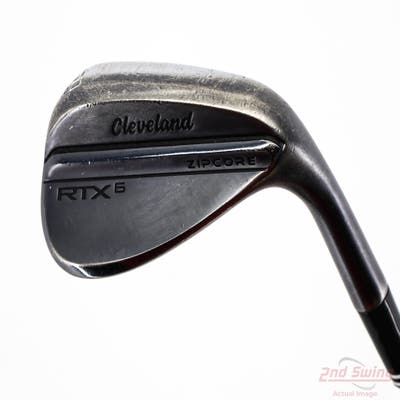 Cleveland RTX 6 ZipCore Black Satin Wedge Gap GW 50° 10 Deg Bounce Mid Dynamic Gold Spinner TI Steel Wedge Flex Right Handed 35.75in