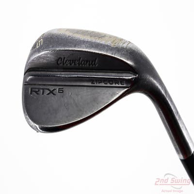 Cleveland RTX 6 ZipCore Black Satin Wedge Sand SW 56° 10 Deg Bounce Mid Dynamic Gold Spinner TI Steel Wedge Flex Right Handed 35.75in