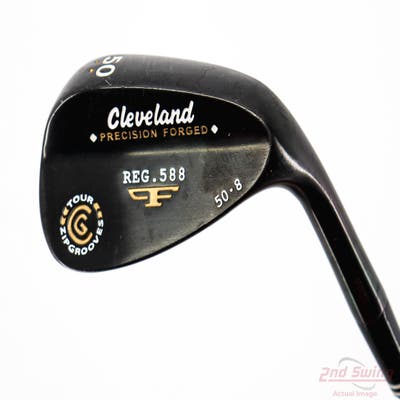 Cleveland 2012 588 Black Pearl Wedge Gap GW 50° 8 Deg Bounce True Temper Tour Concept Steel Wedge Flex Right Handed 35.75in