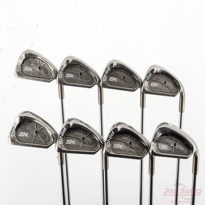 Ping ISI K Iron Set 3-PW Ping JZ Steel Stiff Right Handed Black Dot 38.5in