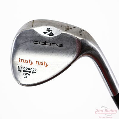 Cobra 2012 Trusty Rusty Chrome Wedge Lob LW 59° FST KBS Tour Steel Stiff Right Handed 35.25in