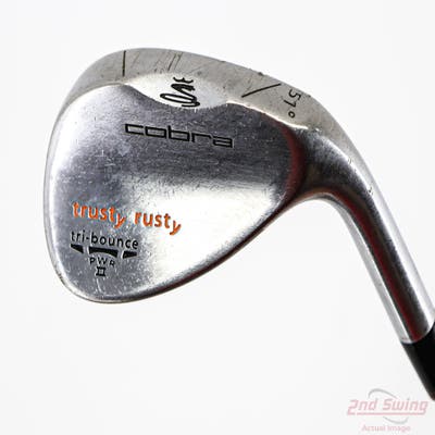 Cobra 2012 Trusty Rusty Chrome Wedge Gap GW 51° FST KBS Tour Steel Stiff Right Handed 35.75in