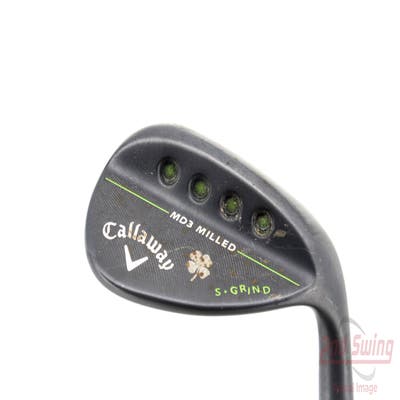 Callaway MD3 Milled Black S-Grind Wedge Sand SW 56° 10 Deg Bounce S Grind Dynamic Gold Tour Issue S200 Steel Stiff Right Handed 35.25in