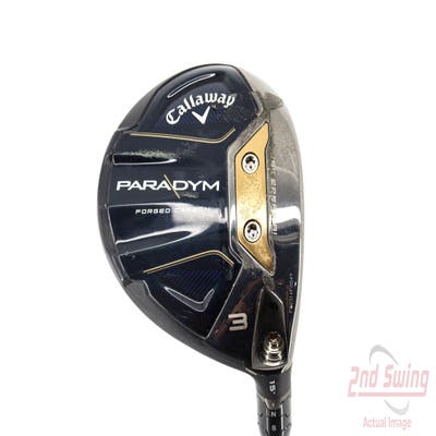 Callaway Paradym Fairway Wood 3 Wood 3W 15° Mitsubishi Kai'li White 70 Graphite Stiff Right Handed 43.25in