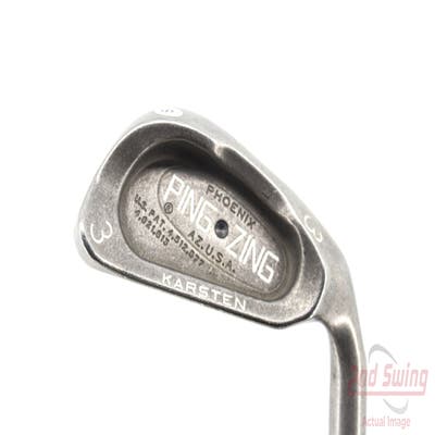 Ping Zing Single Iron 3 Iron Ping KT-M Steel Stiff Right Handed Black Dot 39.0in