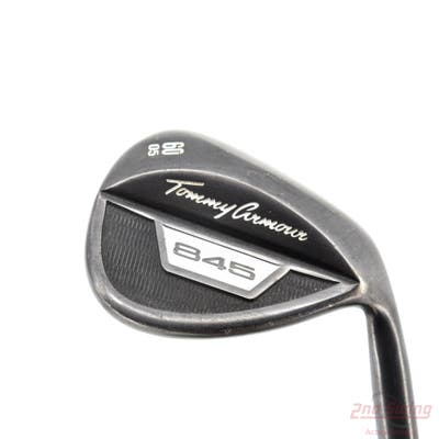 Tommy Armour 845 TA-25 Black Wedge Lob LW 60° 5 Deg Bounce Stock Steel Shaft Steel Wedge Flex Right Handed 34.75in