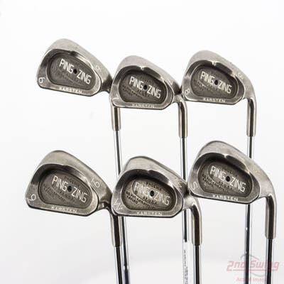 Ping Zing Iron Set 6-PW SW Ping KT-M Steel Stiff Right Handed Black Dot 37.75in