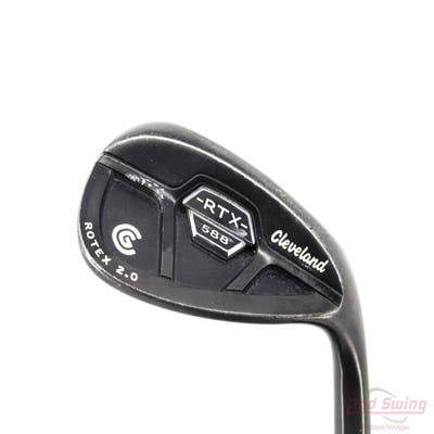 Cleveland 588 RTX 2.0 CB Black Satin Wedge Lob LW 60° 8 Deg Bounce True Temper Dynamic Gold Steel Wedge Flex Right Handed 35.75in