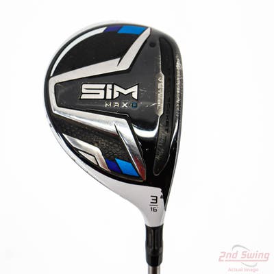 TaylorMade SIM MAX-D Fairway Wood 3 Wood 3W 16° UST Mamiya Helium 5 Graphite Senior Right Handed 43.25in