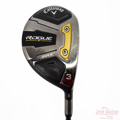 Callaway Rogue ST Max Fairway Wood 3 Wood 3W 15° Mitsubishi Kai'li White 70 Graphite X-Stiff Right Handed 42.75in