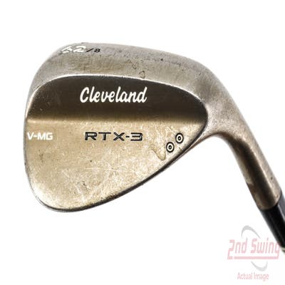 Cleveland RTX-3 Tour Raw Wedge Lob LW 62° 8 Deg Bounce V-MG True Temper Dynamic Gold Steel Wedge Flex Right Handed 35.25in