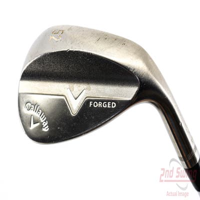 Callaway Forged Trivalent Dark Chrome Wedge Gap GW 52° 10 Deg Bounce Stock Steel Shaft Steel Wedge Flex Right Handed 35.5in