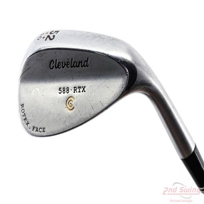 Cleveland 588 RTX Satin Chrome Wedge Gap GW 52° 10 Deg Bounce True Temper Dynamic Gold Steel Wedge Flex Right Handed 35.5in