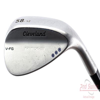 Cleveland RTX-3 Tour Satin Wedge Lob LW 58° 12 Deg Bounce V-FG True Temper Dynamic Gold Steel Wedge Flex Right Handed 35.25in