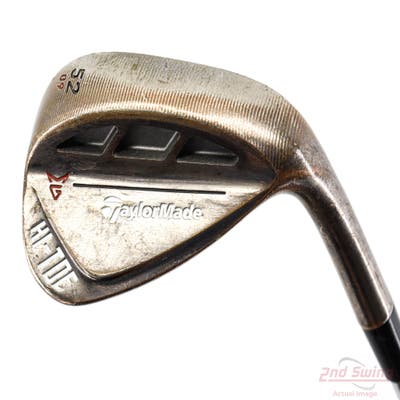 TaylorMade HI-TOE RAW Wedge Gap GW 52° 9 Deg Bounce FST KBS Hi-Rev 2.0 115 Steel Wedge Flex Right Handed 35.75in