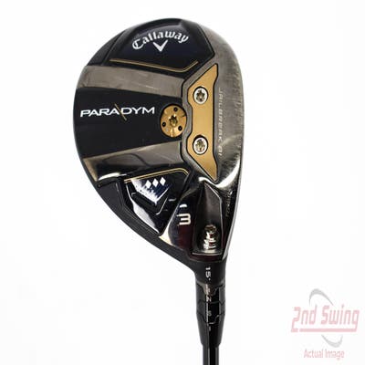 Callaway Paradym Triple Diamond Fairway Wood 3 Wood 3W 15° Mitsubishi Kai'li White 70 Graphite X-Stiff Right Handed 42.75in