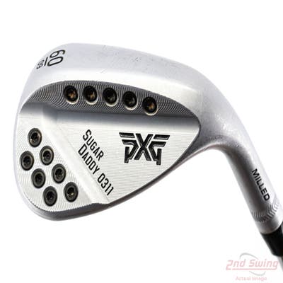 PXG 0311 Sugar Daddy Milled Chrome Wedge Lob LW 60° 9 Deg Bounce True Temper Dynamic Gold S400 Steel Stiff Right Handed 35.0in