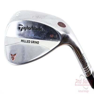 TaylorMade Milled Grind Satin Chrome Wedge Lob LW 60° 10 Deg Bounce FST KBS Tour FLT Steel Stiff Right Handed 35.5in