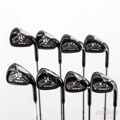 TaylorMade Burner 2.0 Iron Set 3-PW True Temper Dynamic Gold S300 Steel Stiff Right Handed 39.25in