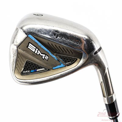 TaylorMade SIM2 MAX Single Iron 9 Iron FST KBS MAX 85 MT Steel Stiff Right Handed 37.0in