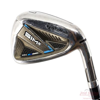 TaylorMade SIM2 MAX Single Iron 7 Iron FST KBS MAX 85 MT Steel Stiff Right Handed 38.0in