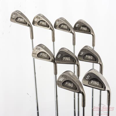 Ping Karsten I Iron Set 3-PW SW Stock Steel Shaft Steel Stiff Right Handed Black Dot 37.75in