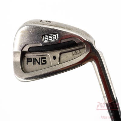 Ping S58 Single Iron 5 Iron Ping Z-Z65 Steel Stiff Right Handed Black Dot 37.75in