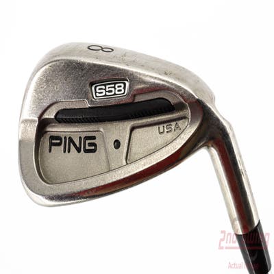 Ping S58 Single Iron 8 Iron Ping Z-Z65 Steel Stiff Right Handed Black Dot 36.25in