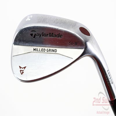 TaylorMade Milled Grind Satin Chrome Wedge Sand SW 54° 11 Deg Bounce SB True Temper Dynamic Gold Steel Wedge Flex Right Handed 35.25in