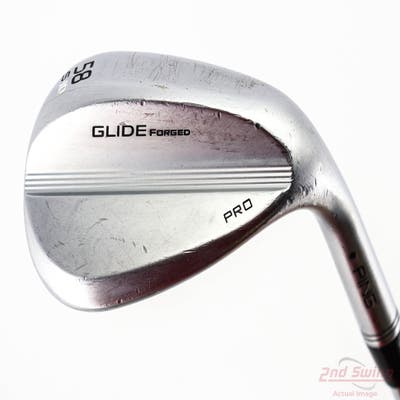 Ping Glide Forged Pro Wedge Lob LW 58° 10 Deg Bounce S Grind Z-Z 115 Wedge Steel Wedge Flex Right Handed Black Dot 35.25in