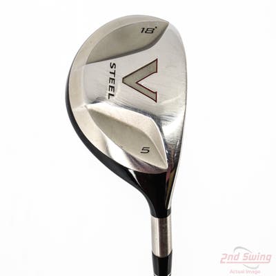 TaylorMade V Steel Fairway Wood 5 Wood 5W 18° TM M.A.S.2 Graphite Regular Right Handed 42.5in