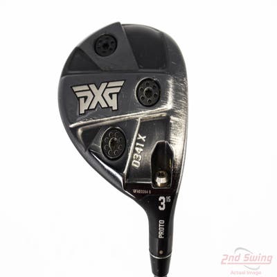 PXG 0341 X Proto Fairway Wood 3 Wood 3W 15° 2nd Gen Bassara E-Series 42 Graphite Regular Right Handed 43.75in