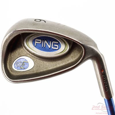 Ping G5 Ladies Single Iron 6 Iron Ping ULT 50I Ladies Graphite Ladies Right Handed Red dot 37.0in