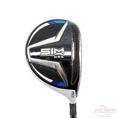 TaylorMade SIM MAX Fairway Wood 3 Wood 3W 15° Fujikura Ventus Blue 5 Graphite Regular Right Handed 43.5in