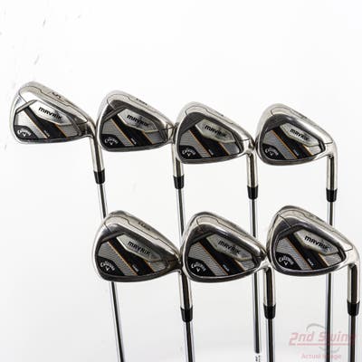 Callaway Mavrik Max Iron Set 5-GW Project X LZ 105 6.0 Steel Stiff Right Handed 38.75in