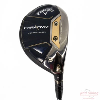 Callaway Paradym Fairway Wood 3 Wood 3W 15° PX HZRDUS Silver Gen4 60 Graphite Regular Right Handed 43.0in