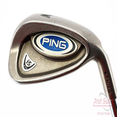 Ping i5 Single Iron Pitching Wedge PW Stock Steel Shaft Steel Stiff Right Handed Black Dot 35.5in