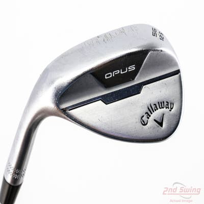 Callaway Opus Brushed Chrome Wedge Sand SW 56° 12 Deg Bounce S Grind Nippon NS Pro Modus 3 Tour 120 Steel X-Stiff Left Handed 35.25in