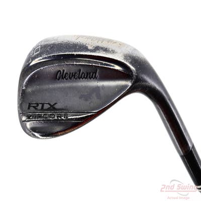 Cleveland RTX ZipCore Black Satin Wedge Lob LW 60° 10 Deg Bounce Dynamic Gold Spinner TI Steel Wedge Flex Right Handed 35.25in