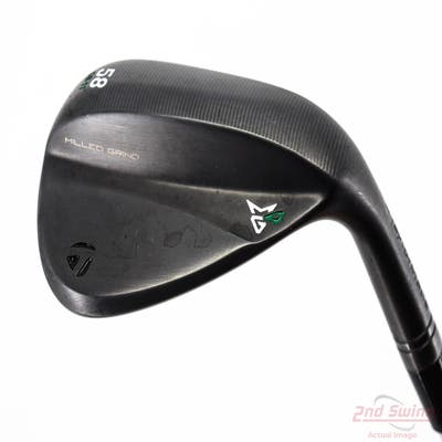 TaylorMade Milled Grind 4 Black Wedge Lob LW 58° 11 Deg Bounce SB Nippon NS Pro Modus 3 Tour 115 Steel Stiff Right Handed 35.0in