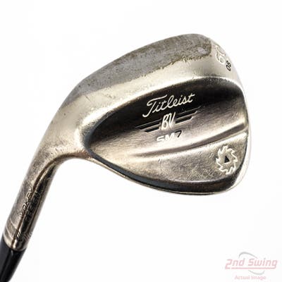 Titleist Vokey SM7 Brushed Steel Wedge Lob LW 60° 8 Deg Bounce M Grind SM7 BV Steel Wedge Flex Left Handed 35.25in