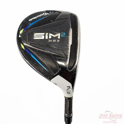 TaylorMade SIM2 MAX Fairway Wood 3 Wood 3W 15° MCA Tensei AV Blue Raw 65 Graphite Stiff Right Handed 43.75in