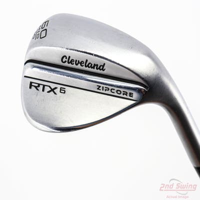 Cleveland RTX 6 ZipCore Tour Satin Wedge Lob LW 60° 10 Deg Bounce Dynamic Gold Spinner TI Steel Wedge Flex Right Handed 36.0in