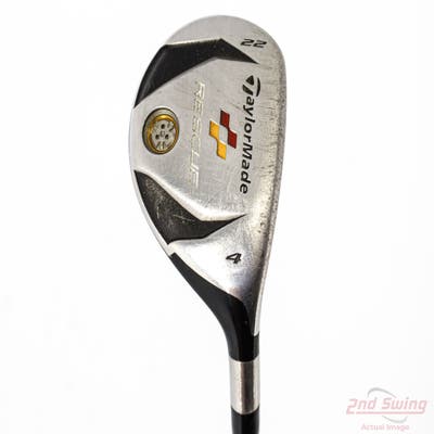 TaylorMade 2009 Rescue Hybrid 4 Hybrid 22° TM Aldila reax 65 hybrid Graphite Stiff Right Handed 40.75in