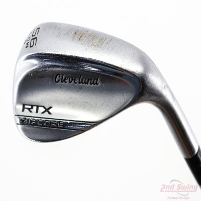 Cleveland RTX ZipCore Tour Satin Wedge Sand SW 56° 6 Deg Bounce Dynamic Gold Spinner TI Steel Wedge Flex Right Handed 35.5in