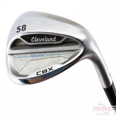 Cleveland CBX Wedge Lob LW 58° 10 Deg Bounce True Temper Dynamic Gold 115 Steel Wedge Flex Right Handed 35.25in